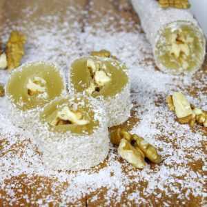 Sade cevizli sarma lokum